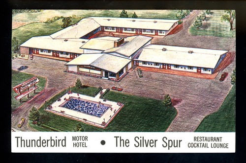 Hotel motel postcard - postcard, york