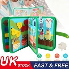 Farm-Themed Felt Book -My First Board Book Toddlers Children Learning Books Gift