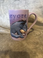 Disney Store Exclusive Eeyore Large 3D Mug – Purple