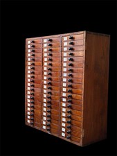 Antique Lepidopterists Original Museum Butterfly Specimen Drawers / Cabinet