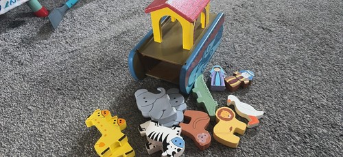 Noah ark children - wooden, toy
