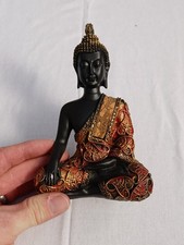 Wood budda statue home decor - wood,