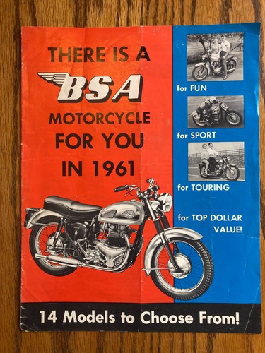 1961 bsa a10 - super, rocket