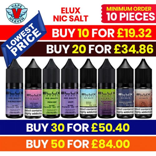 Elux nic salt 10ml liquid - 10ml, e-liquid
