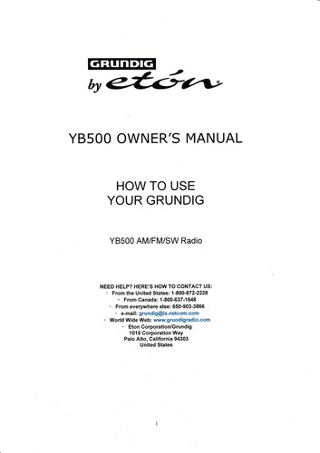 Operating instructions for - instructions,