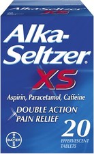 Alka-Seltzer XS - Fast & Effective Relief - Effervescent Tablets - 20