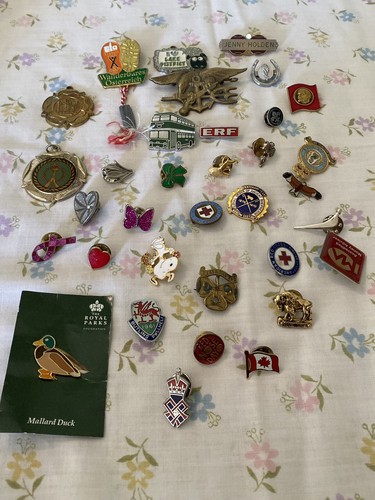 Cap badges charity pins - 34,
