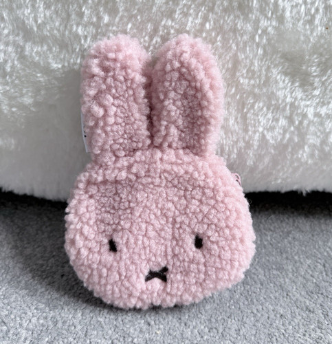Miffy pink teddy fleece bunny - miffy,