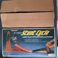 VINTAGE 1970's BLUE-BOX STUNT CYCLE GYROVPOWERED MOTORCYCLE LIKE KNIEVEL 6320