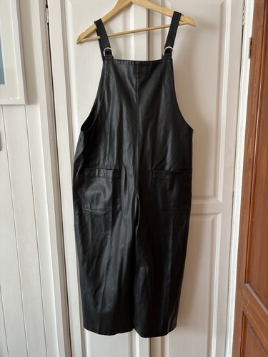 Zara faux leather black - zara,