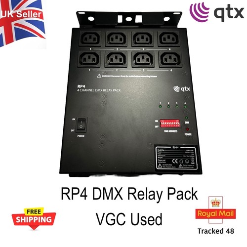 Qtx rp4 dmx relay - relay, pack