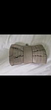 Moschino Grey Ruffle Clutch