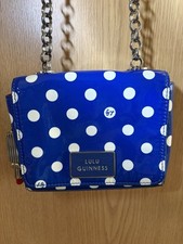 Lulu Guinness Blue Polka Dot