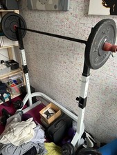Squat Rack Barbell Stand.  Stunning condition 