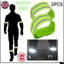 Reflective Safety Bands Straps for Running Cycling Walking Wrist Ankle Leg Night