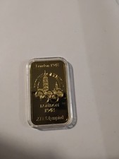 london Olympics 1948 gold layered ingot
