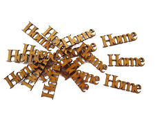 15x Wooden MDF Home Shape Word Family House Love Crafting Craft Decoration