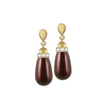 Beaumont Maroon Glass Pearl