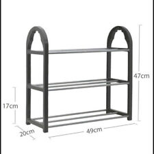 KCT 3 Tier Shoe Rack - Grey