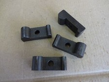 Clamps, faceplate / milling table, lathe x 4 off, 1/4" stud x 1 5/8" long
