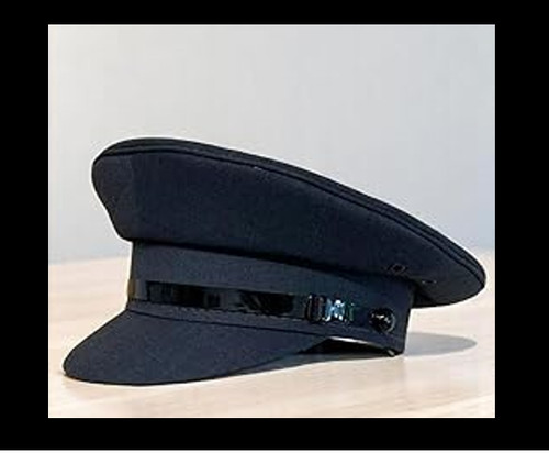 Grey chauffeur style peaked - grey,