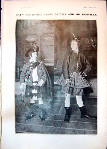 Antique print harry lauder - antique,