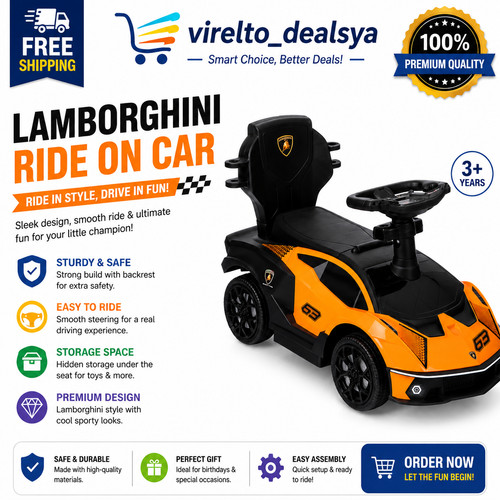 Lamborghini push car ride - car,