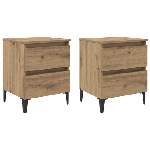 Bedside table with drawers - bedside,