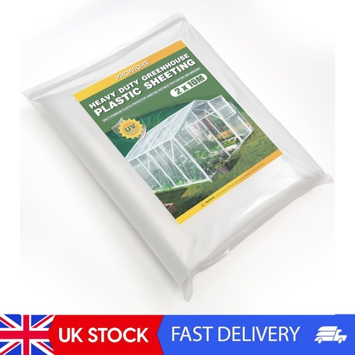 2x10m clear polythene sheeting - 2x10m,