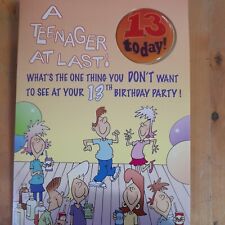 13 today  Birthday Card With