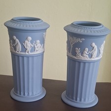 Wedgwood Light Blue Pair Of