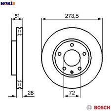 2x BRAKE DISC 0 986 479 016