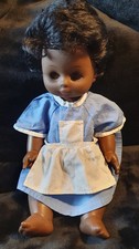 B401335 Black Doll Vintage Doll