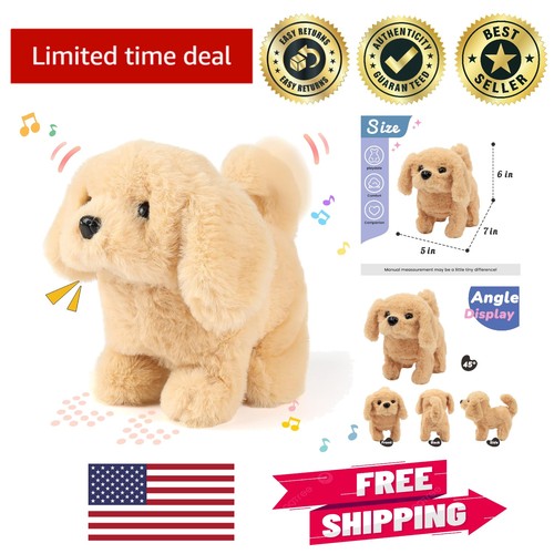Interactive plush dog toy - plush,