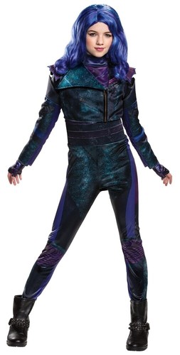 Mal deluxe child costume - mal, girls