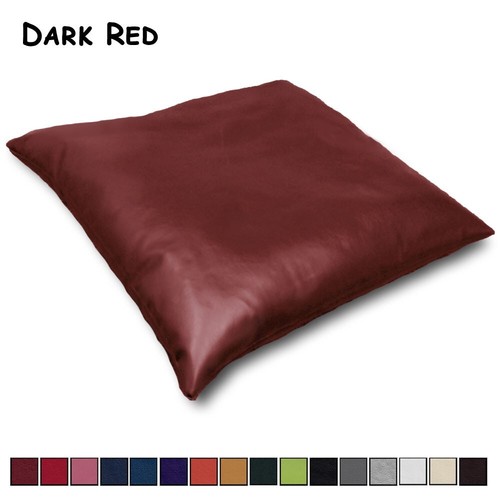 Scatter cushions faux leather - cushions,
