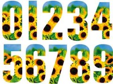 Sunflower Design Wheelie Bin