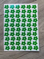 60 x FLOWERS Daisy Vinyl Decal Stickers. Card Craft Keyring Glass Mum gifts