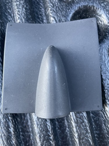 Black plastic cable entry - black,