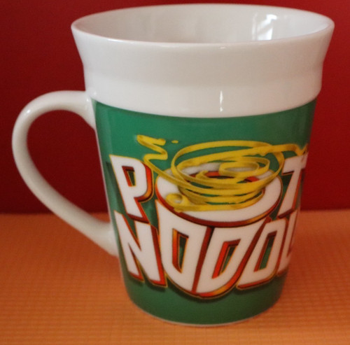 Pot noodle green cup - mug, 4¾