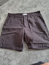Mens Black Cotton Shorts 34 Waist Brand New Without Tags Denim Company Primark