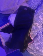 WOMENS LADIES KNEE HIGH BLOCK