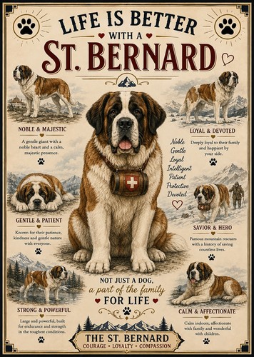 Bernard photo print - a4,