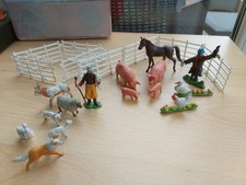 Vintage Farm Animals Plastic Britains/ Unmarked. Please Read Description/fotos..
