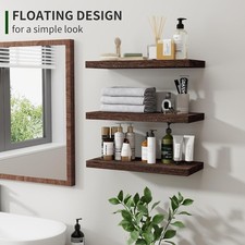 Set of 3 Floating Shelve Wall