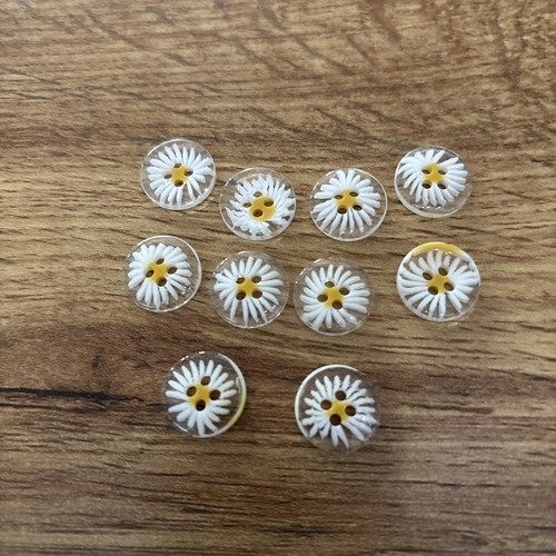 Clear yellow flower plastic - clear,