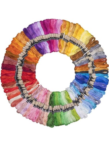 100 skeins cotton embroidery - 100,
