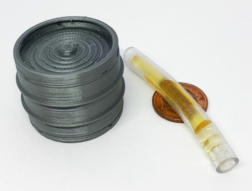 Dolls house beer keg filled - beer,