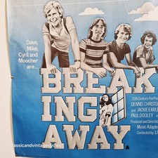 1979 Original “Breaking Away” Movie Poster Featured Masi Gran Criterium Bicycle
