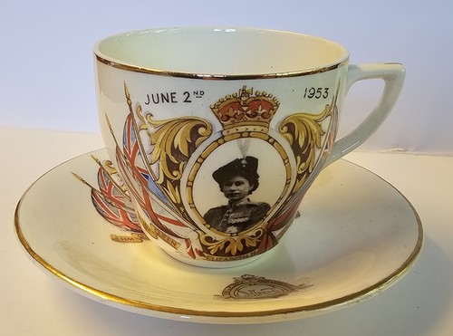 Vintage 1953 queen elizabeth - vintage,